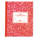 Roaring Spring® wholesale. Grade School Ruled Composition Book, Manuscript, Red, 9.75 X 7.75, 50 Sheets. HSD Wholesale: Janitorial Supplies, Breakroom Supplies, Office Supplies.