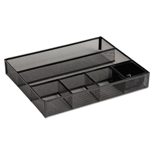 Rolodex™ wholesale. Deep Desk Drawer Organizer, Metal Mesh, Black. HSD Wholesale: Janitorial Supplies, Breakroom Supplies, Office Supplies.