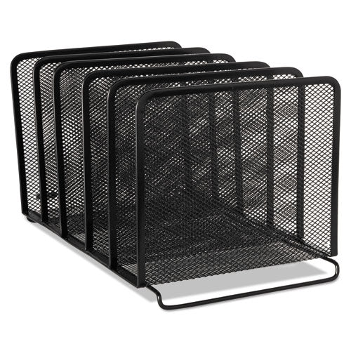 Rolodex™ wholesale. Mesh Stacking Sorter, 5 Sections, Letter To Legal Size Files, 8.25" X 14.38" X 7.88", Black. HSD Wholesale: Janitorial Supplies, Breakroom Supplies, Office Supplies.