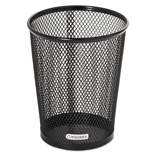 Rolodex™ wholesale. Nestable Jumbo Wire Mesh Pencil Cup, 4 3-8 Dia. X 5 2-5, Black. HSD Wholesale: Janitorial Supplies, Breakroom Supplies, Office Supplies.