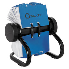 Load image into Gallery viewer, Rolodex™ wholesale. Open Rotary Business Card File W-24 Guides, Black. HSD Wholesale: Janitorial Supplies, Breakroom Supplies, Office Supplies.