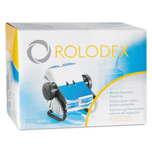 Load image into Gallery viewer, Rolodex™ wholesale. Open Rotary Business Card File W-24 Guides, Black. HSD Wholesale: Janitorial Supplies, Breakroom Supplies, Office Supplies.