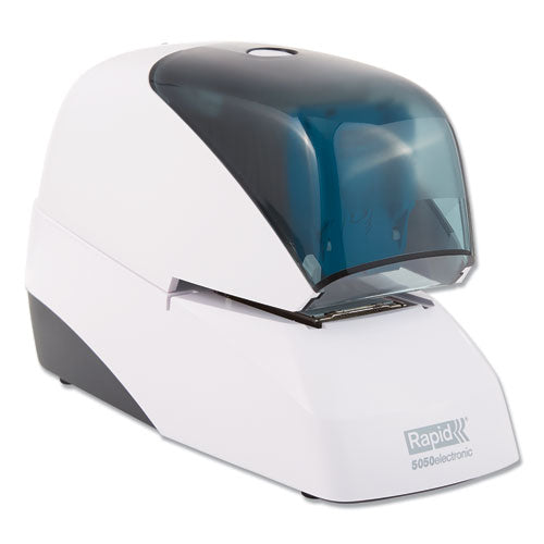 Rapid® wholesale. 5050e Professional Electric Stapler, 60-sheet Capacity, White. HSD Wholesale: Janitorial Supplies, Breakroom Supplies, Office Supplies.