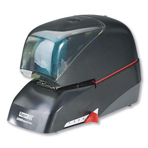 Rapid® wholesale. 5080e Professional Electric Stapler, 90-sheet Capacity, Black. HSD Wholesale: Janitorial Supplies, Breakroom Supplies, Office Supplies.
