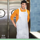 AmerCareRoyal® wholesale. Poly Apron, White, 28 In. X 46 In., 100-pack, One Size Fits All, 10 Pack-carton. HSD Wholesale: Janitorial Supplies, Breakroom Supplies, Office Supplies.