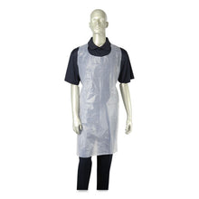 Load image into Gallery viewer, AmerCareRoyal® wholesale. Poly Apron, White, 28 In. X 46 In., 100-pack, One Size Fits All, 10 Pack-carton. HSD Wholesale: Janitorial Supplies, Breakroom Supplies, Office Supplies.