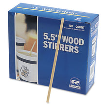 Load image into Gallery viewer, AmerCareRoyal® wholesale. Wood Coffee Stirrers, 5 1-2&quot; Long, Woodgrain, 10000 Stirrers-carton. HSD Wholesale: Janitorial Supplies, Breakroom Supplies, Office Supplies.