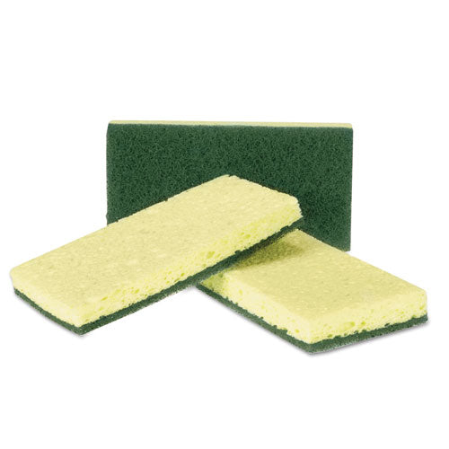 AmerCareRoyal® wholesale. Heavy-duty Scrubbing Sponge, Yellow-green, 20-carton. HSD Wholesale: Janitorial Supplies, Breakroom Supplies, Office Supplies.