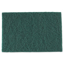 Load image into Gallery viewer, AmerCareRoyal® wholesale. Medium-duty Scouring Pad, 6 X 9, Green, 60-carton. HSD Wholesale: Janitorial Supplies, Breakroom Supplies, Office Supplies.