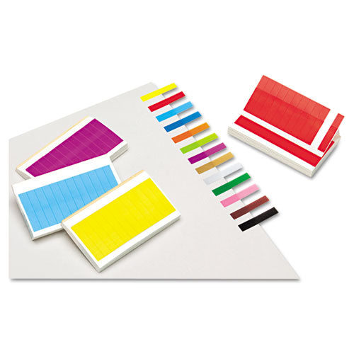 Redi-Tag® wholesale. Removable-reusable Page Flags, 13 Assorted Colors, 240 Flags-pack. HSD Wholesale: Janitorial Supplies, Breakroom Supplies, Office Supplies.