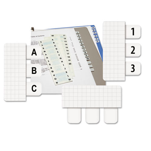 Redi-Tag® wholesale. Legal Index Tabs, 1-12-cut Tabs, A-z, White, 0.44" Wide, 104-pack. HSD Wholesale: Janitorial Supplies, Breakroom Supplies, Office Supplies.