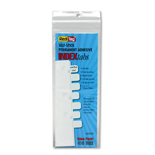 Redi-Tag® wholesale. Legal Index Tabs, 1-5-cut Tabs, White, 1" Wide, 416-pack. HSD Wholesale: Janitorial Supplies, Breakroom Supplies, Office Supplies.