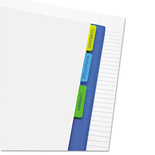 Redi-Tag® wholesale. Write-on Index Tabs, 1-5-cut Tabs, Assorted Colors, 2" Wide, 30-pack. HSD Wholesale: Janitorial Supplies, Breakroom Supplies, Office Supplies.