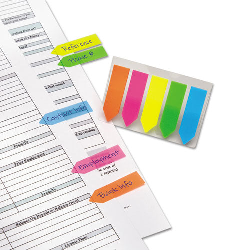 Redi-Tag® wholesale. Seenotes Transparent-film Arrow Page Flags, Assorted Colors, 50-pad, 5 Pads. HSD Wholesale: Janitorial Supplies, Breakroom Supplies, Office Supplies.