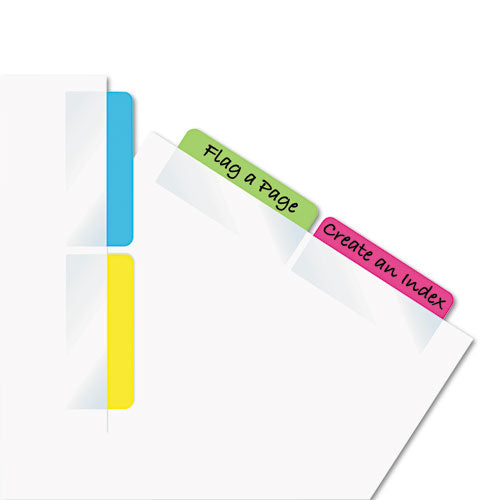 Redi-Tag® wholesale. Write-on Index Tabs, 1-5-cut Tabs, Assorted Colors, 2" Wide, 48-pack. HSD Wholesale: Janitorial Supplies, Breakroom Supplies, Office Supplies.