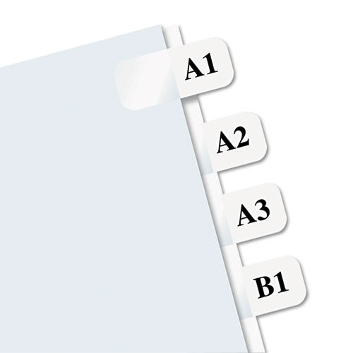 Redi-Tag® wholesale. Laser Printable Index Tabs, 1-12-cut Tabs, White, 0.44" Wide, 675-pack. HSD Wholesale: Janitorial Supplies, Breakroom Supplies, Office Supplies.