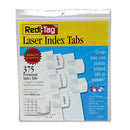 Redi-Tag® wholesale. Laser Printable Index Tabs, 1-5-cut Tabs, White, 1.13" Wide, 375-pack. HSD Wholesale: Janitorial Supplies, Breakroom Supplies, Office Supplies.