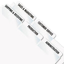 Redi-Tag® wholesale. Laser Printable Index Tabs, 1-5-cut Tabs, White, 2" Wide, 300-pack. HSD Wholesale: Janitorial Supplies, Breakroom Supplies, Office Supplies.