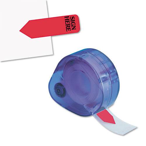 Redi-Tag® wholesale. Arrow Message Page Flags In Dispenser, "sign Here", Red, 120-dispenser. HSD Wholesale: Janitorial Supplies, Breakroom Supplies, Office Supplies.