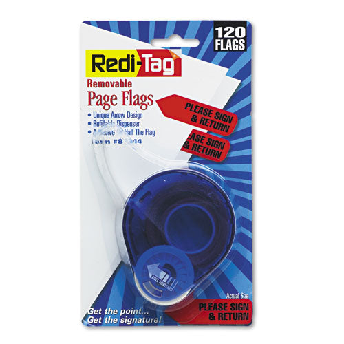 Redi-Tag® wholesale. Arrow Message Page Flags In Dispenser, "please Sign And Return", Red, 120 Flags. HSD Wholesale: Janitorial Supplies, Breakroom Supplies, Office Supplies.