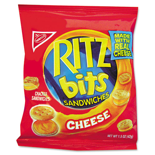 Nabisco® wholesale. Ritz Bits, Cheese, 1.5 Oz Packs, 60-carton. HSD Wholesale: Janitorial Supplies, Breakroom Supplies, Office Supplies.
