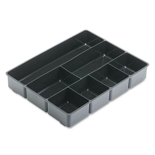 Rubbermaid® wholesale. Rubbermaid® Extra Deep Desk Drawer Director Tray, Plastic, Black. HSD Wholesale: Janitorial Supplies, Breakroom Supplies, Office Supplies.