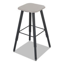 Load image into Gallery viewer, Safco® wholesale. SAFCO Alphabetter Adjustable-height Student Stool, Supports Up To 250 Lbs., Black Seat-black Back, Black Base. HSD Wholesale: Janitorial Supplies, Breakroom Supplies, Office Supplies.