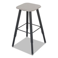 Safco® wholesale. SAFCO Alphabetter Adjustable-height Student Stool, Supports Up To 250 Lbs., Black Seat-black Back, Black Base. HSD Wholesale: Janitorial Supplies, Breakroom Supplies, Office Supplies.