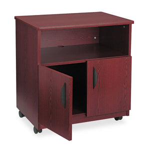 Safco® wholesale. Laminate Machine Stand W-open Compartment, 28w X 19.75d X 30.5h, Mahogany. HSD Wholesale: Janitorial Supplies, Breakroom Supplies, Office Supplies.