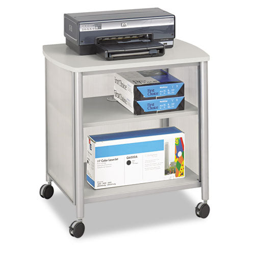 Safco® wholesale. SAFCO Impromptu Machine Stand, One-shelf, 26.25w X 21d X 26.5h, Gray. HSD Wholesale: Janitorial Supplies, Breakroom Supplies, Office Supplies.