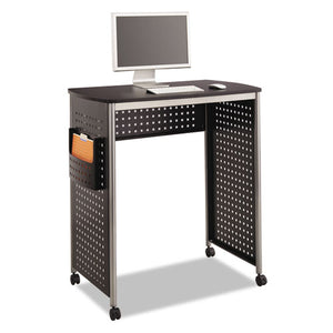 Safco® wholesale. SAFCO Scoot Stand-up Desk, 39.5" X 23.25" X 41.75" To 42", Black. HSD Wholesale: Janitorial Supplies, Breakroom Supplies, Office Supplies.