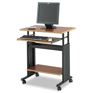 Safco® wholesale. SAFCO Muv 28" Adjustable-height Desk, 29.5" X 22" X 29" To 34", Cherry-black. HSD Wholesale: Janitorial Supplies, Breakroom Supplies, Office Supplies.