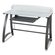 Load image into Gallery viewer, Safco® wholesale. SAFCO Xpressions 47&quot; Computer Desk, 47&quot; X 23&quot; X 37&quot;, Frosted-black. HSD Wholesale: Janitorial Supplies, Breakroom Supplies, Office Supplies.