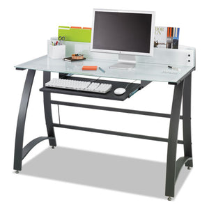 Safco® wholesale. SAFCO Xpressions 47" Computer Desk, 47" X 23" X 37", Frosted-black. HSD Wholesale: Janitorial Supplies, Breakroom Supplies, Office Supplies.