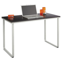 Load image into Gallery viewer, Safco® wholesale. SAFCO Steel Desk, 47.25&quot; X 24&quot; X 28.75&quot;, Black-silver. HSD Wholesale: Janitorial Supplies, Breakroom Supplies, Office Supplies.