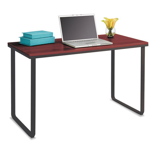 Safco® wholesale. SAFCO Steel Desk, 47.25" X 24" X 28.75", Cherry-black. HSD Wholesale: Janitorial Supplies, Breakroom Supplies, Office Supplies.