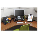 Safco® wholesale. SAFCO Onyx Mesh Monitor Stand, 19.25" X 11.25" X 6.25", Black. HSD Wholesale: Janitorial Supplies, Breakroom Supplies, Office Supplies.