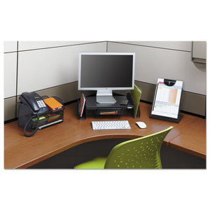 Safco® wholesale. SAFCO Onyx Mesh Monitor Stand, 19.25" X 11.25" X 6.25", Black. HSD Wholesale: Janitorial Supplies, Breakroom Supplies, Office Supplies.