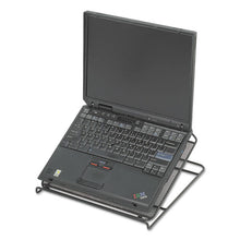 Load image into Gallery viewer, Safco® wholesale. SAFCO Onyx Mesh Laptop Stand, 12.25&quot; X 12.25&quot; X 2&quot;, Black. HSD Wholesale: Janitorial Supplies, Breakroom Supplies, Office Supplies.