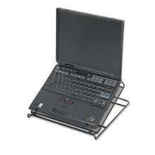 Load image into Gallery viewer, Safco® wholesale. SAFCO Onyx Mesh Laptop Stand, 12.25&quot; X 12.25&quot; X 2&quot;, Black. HSD Wholesale: Janitorial Supplies, Breakroom Supplies, Office Supplies.