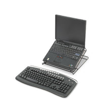 Load image into Gallery viewer, Safco® wholesale. SAFCO Onyx Mesh Laptop Stand, 12.25&quot; X 12.25&quot; X 2&quot;, Black. HSD Wholesale: Janitorial Supplies, Breakroom Supplies, Office Supplies.