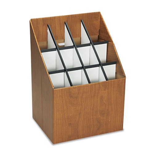 Safco® wholesale. SAFCO Corrugated Roll Files, 12 Compartments, 15w X 12d X 22h, Woodgrain. HSD Wholesale: Janitorial Supplies, Breakroom Supplies, Office Supplies.