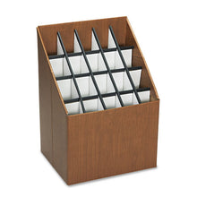 Load image into Gallery viewer, Safco® wholesale. SAFCO Corrugated Roll Files, 20 Compartments, 15w X 12d X 22h, Woodgrain. HSD Wholesale: Janitorial Supplies, Breakroom Supplies, Office Supplies.