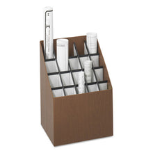 Load image into Gallery viewer, Safco® wholesale. SAFCO Corrugated Roll Files, 20 Compartments, 15w X 12d X 22h, Woodgrain. HSD Wholesale: Janitorial Supplies, Breakroom Supplies, Office Supplies.