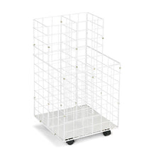 Load image into Gallery viewer, Safco® wholesale. SAFCO Wire Roll Files, 4 Compartments, 16.25w X 16.5d X 30.5h, White. HSD Wholesale: Janitorial Supplies, Breakroom Supplies, Office Supplies.