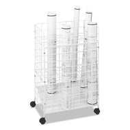 Safco® wholesale. SAFCO Wire Roll Files, 24 Compartments, 21w X 14.25d X 31.75h, White. HSD Wholesale: Janitorial Supplies, Breakroom Supplies, Office Supplies.