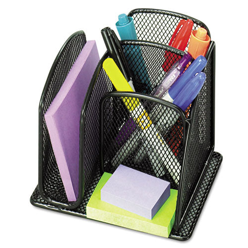 Safco® wholesale. SAFCO Onyx Mini Organizer With Three Compartments, Black, 6 X 5 1-4 X 5 1-4. HSD Wholesale: Janitorial Supplies, Breakroom Supplies, Office Supplies.