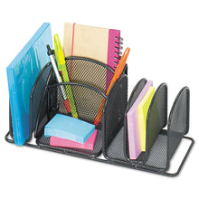 Load image into Gallery viewer, Safco® wholesale. SAFCO Deluxe Organizer, Six Compartments, Steel, 12 1-2 X 5 1-4 X 5 1-4. HSD Wholesale: Janitorial Supplies, Breakroom Supplies, Office Supplies.