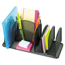 Load image into Gallery viewer, Safco® wholesale. SAFCO Deluxe Organizer, Six Compartments, Steel, 12 1-2 X 5 1-4 X 5 1-4. HSD Wholesale: Janitorial Supplies, Breakroom Supplies, Office Supplies.