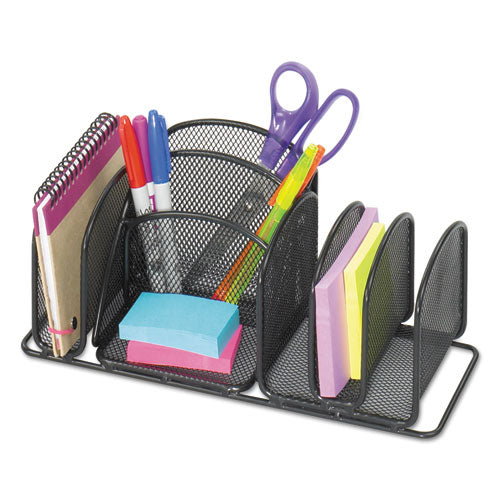 Safco® wholesale. SAFCO Deluxe Organizer, Six Compartments, Steel, 12 1-2 X 5 1-4 X 5 1-4. HSD Wholesale: Janitorial Supplies, Breakroom Supplies, Office Supplies.